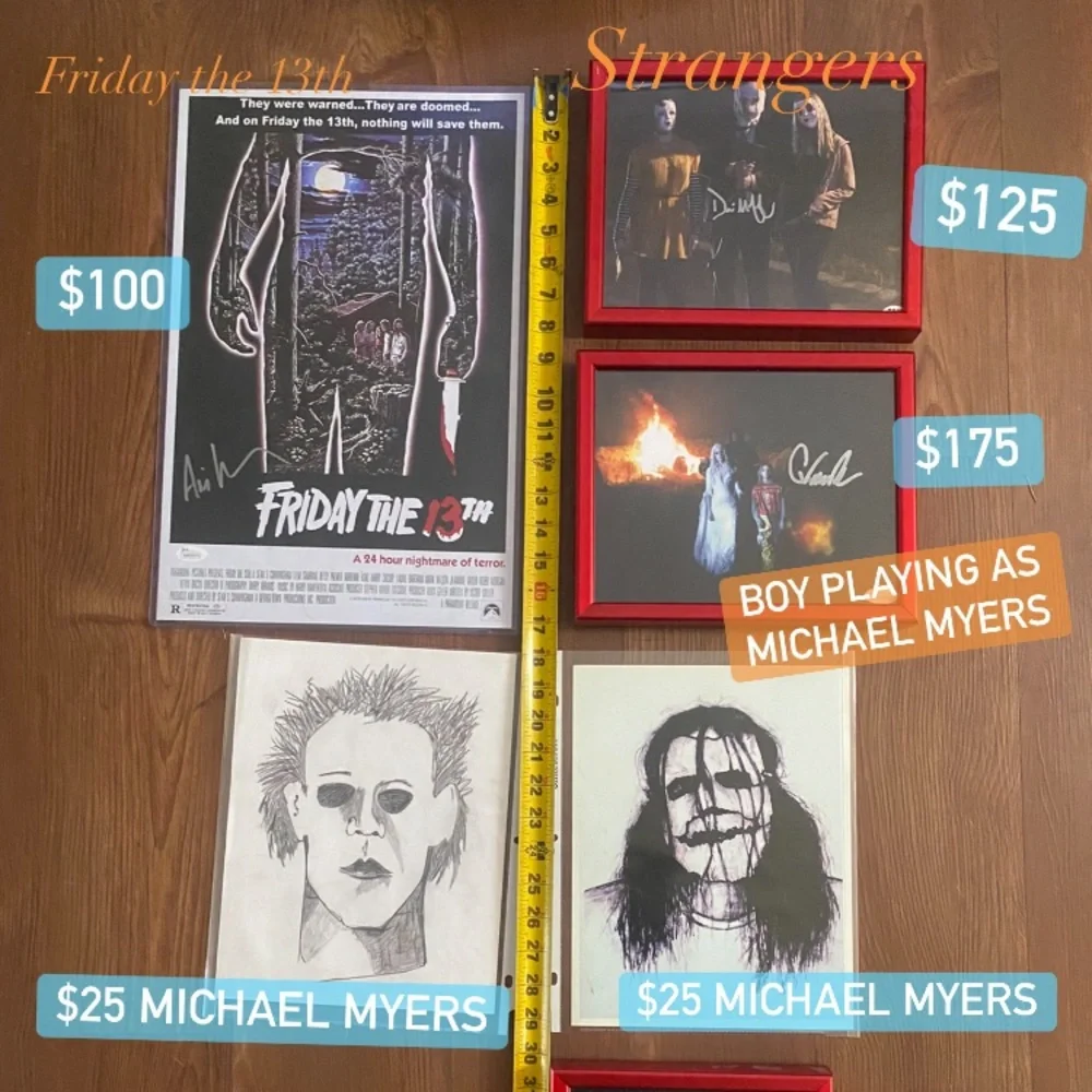 Horror movie signed with COA autographs - Picture 1 of 15